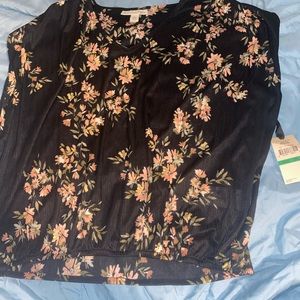 Floral dress shirt never worn